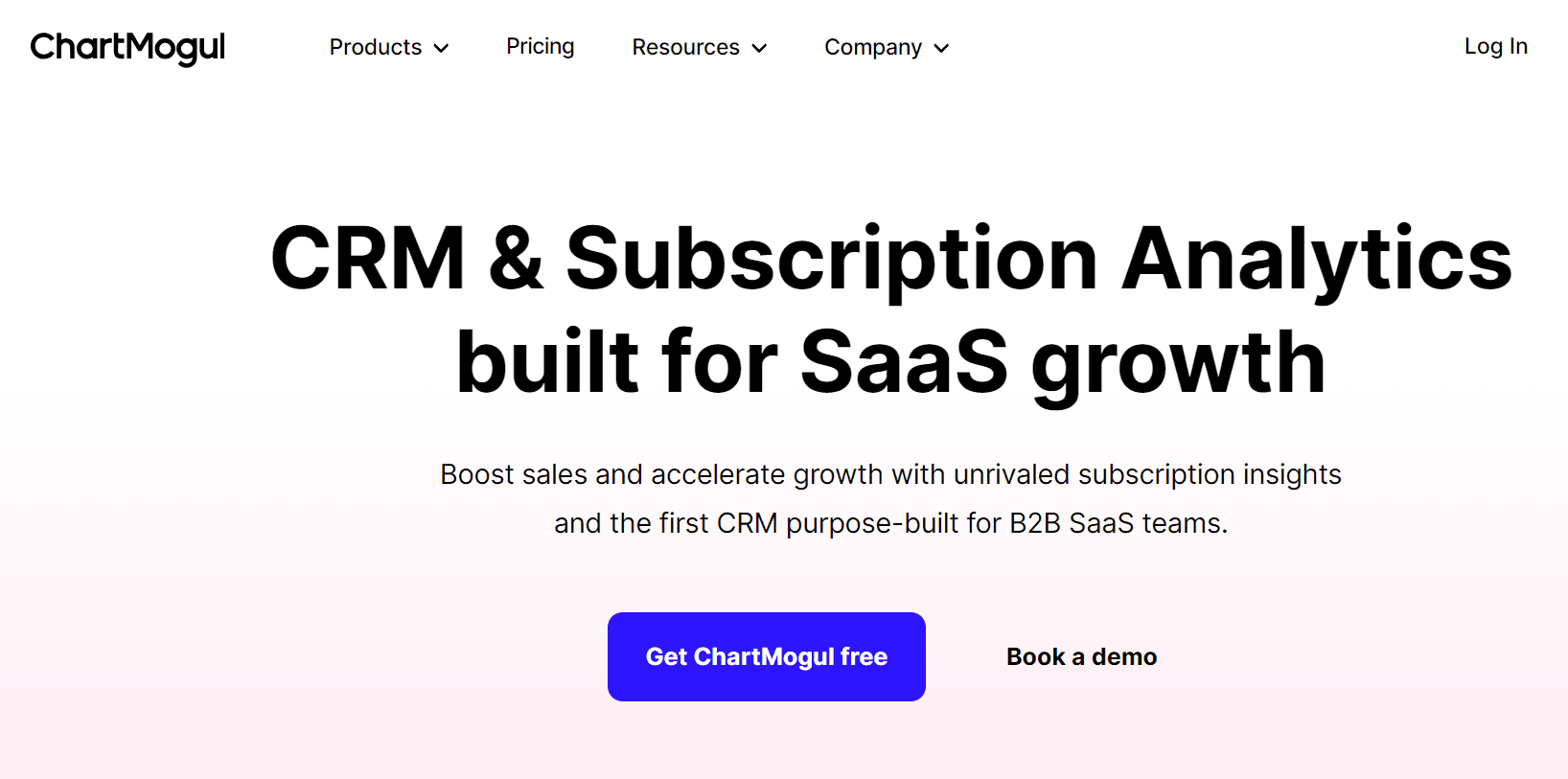 Chartmogul's website